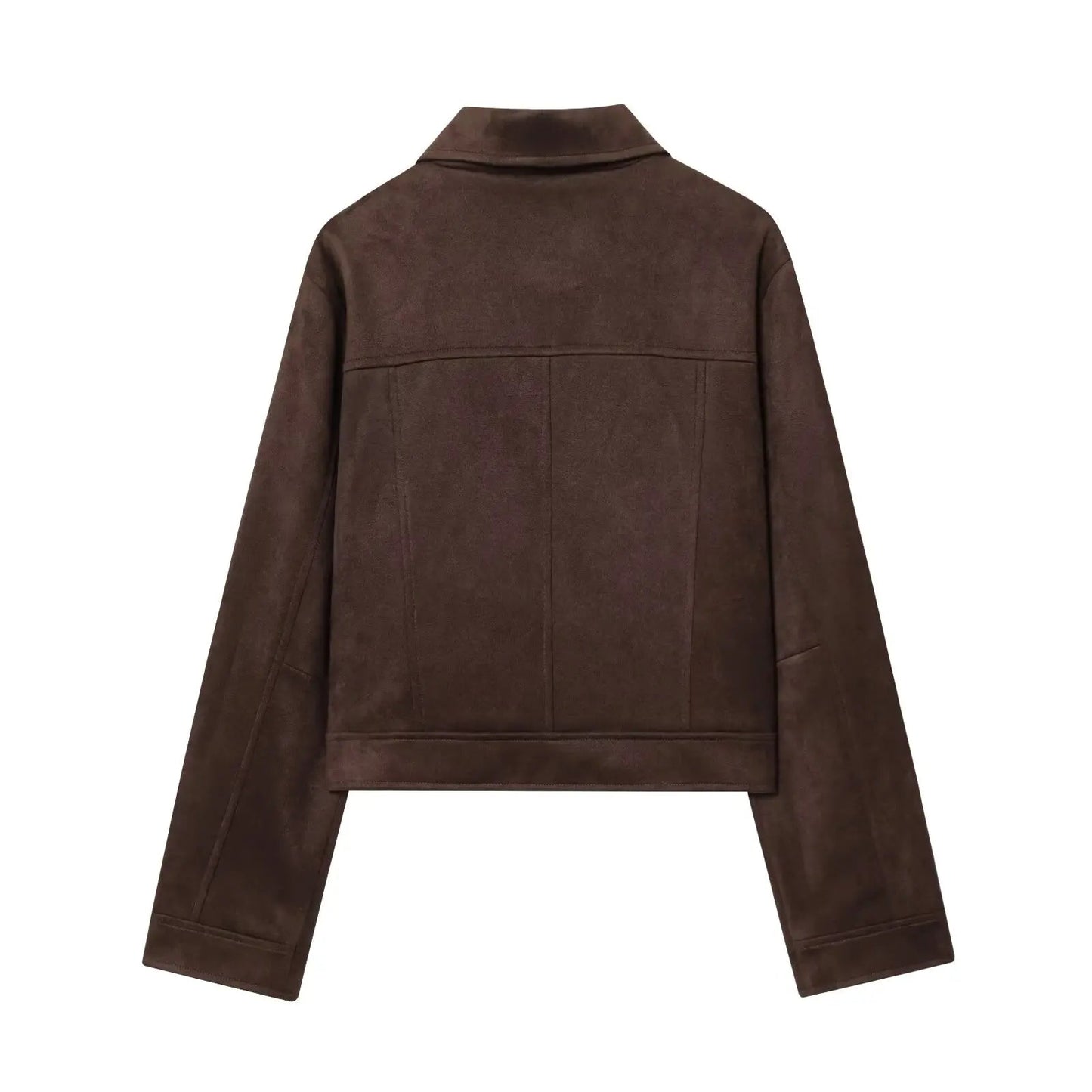 SEAME - Adeline Slim Short Jacket Brown S