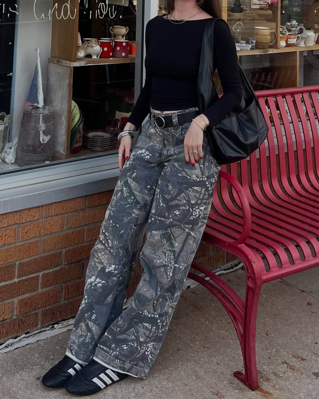 SEAME - Anja Vegan Leather Tote Bag Red Regular