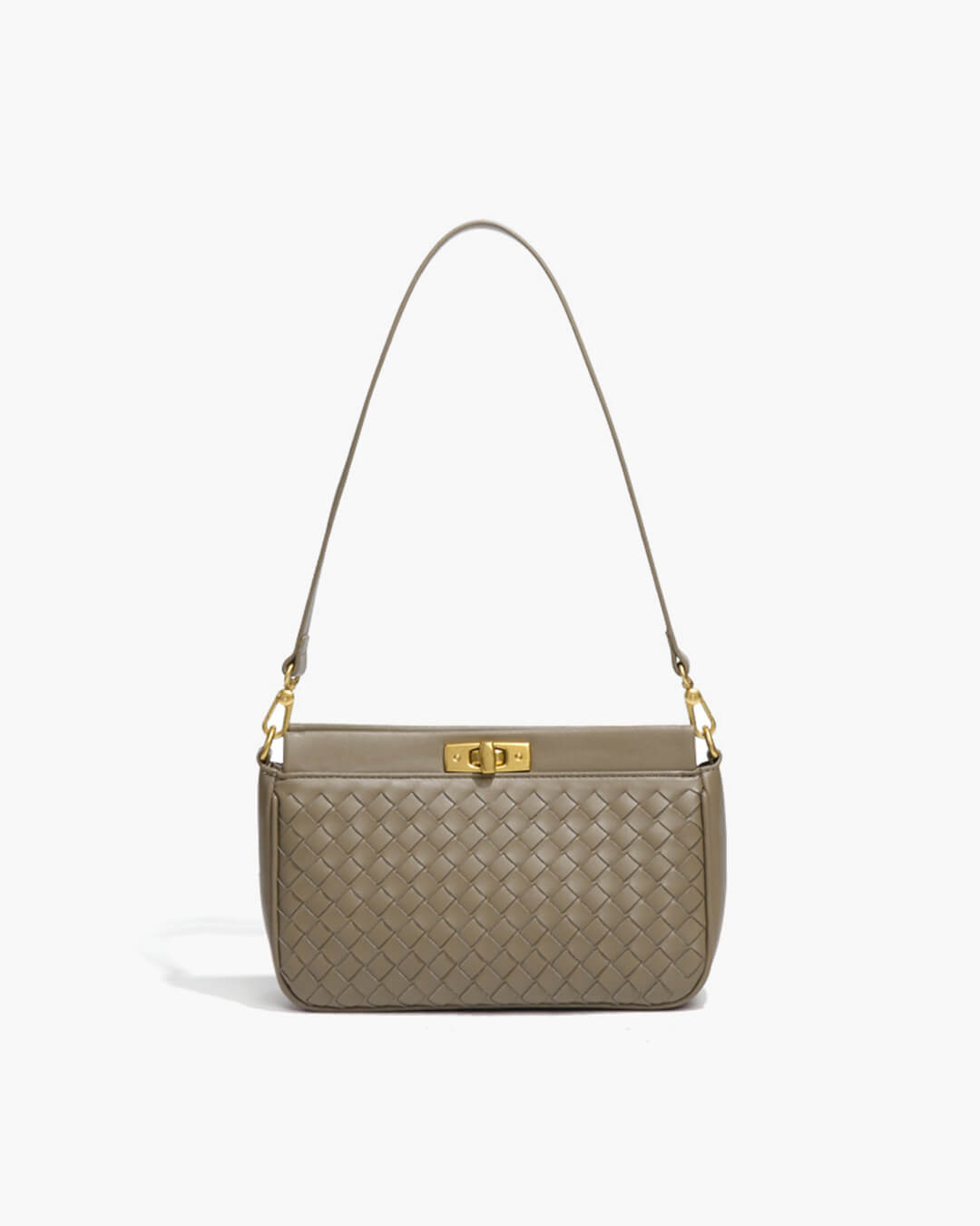 SEAME - Beatrice Woven Shoulder Bag Brown Regular