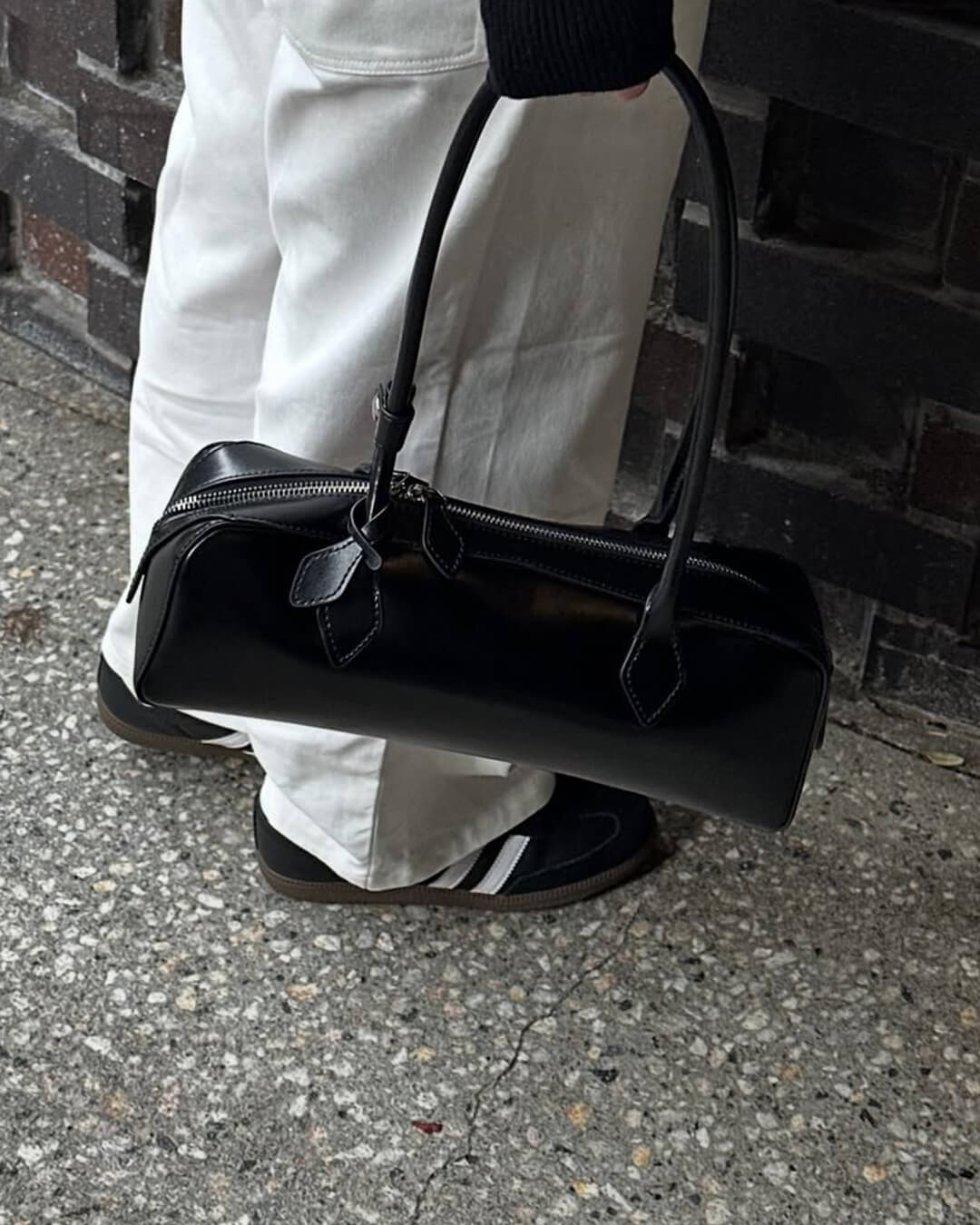SEAME - Bridget Baguette Bag Black