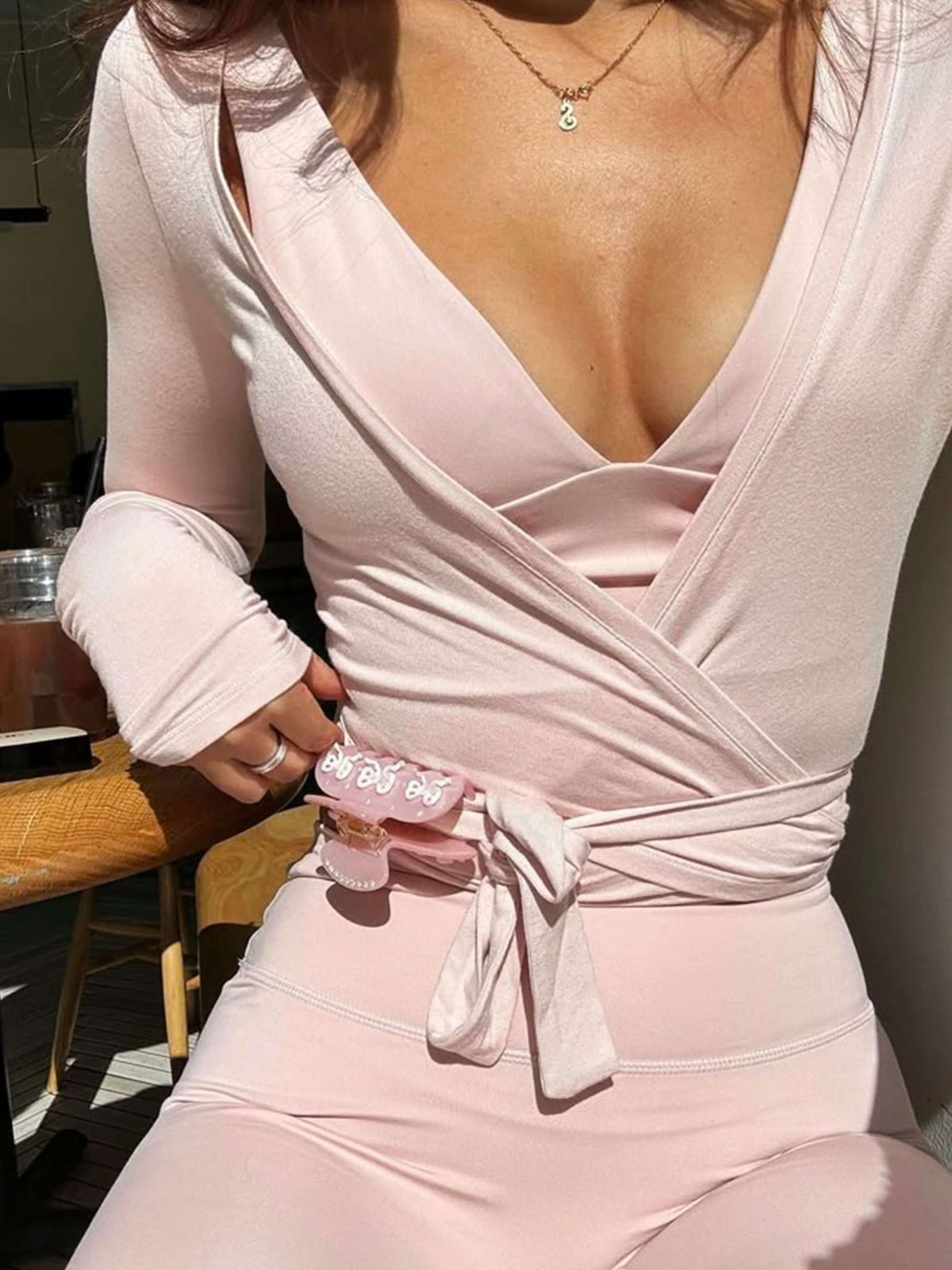 Seame - Celine Pilates Top Black S