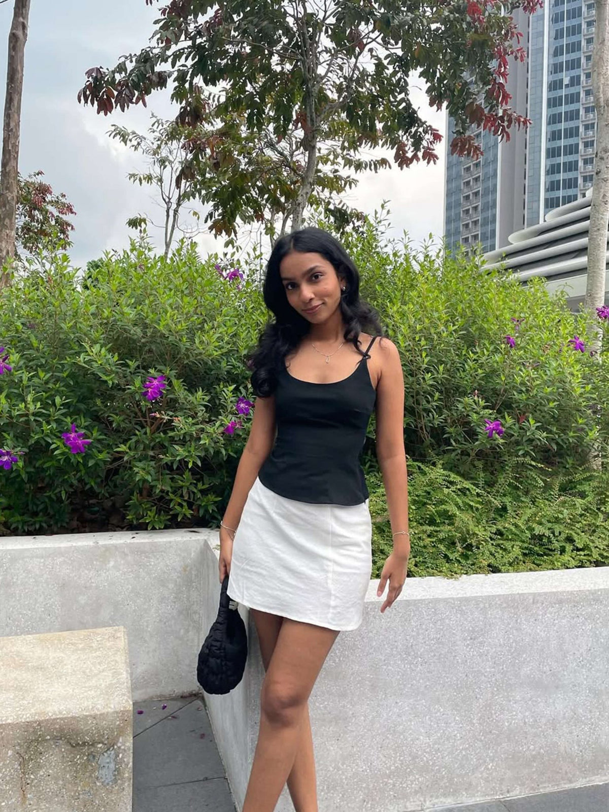 SEAME - Cloudy Puffer Bag Black Regular