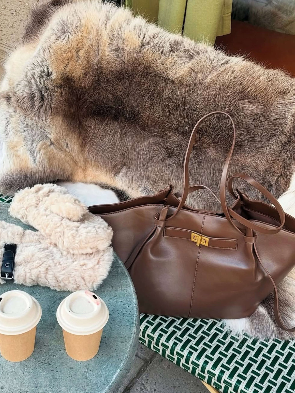 Seame - Gerda Shopper Bag Brown Regular