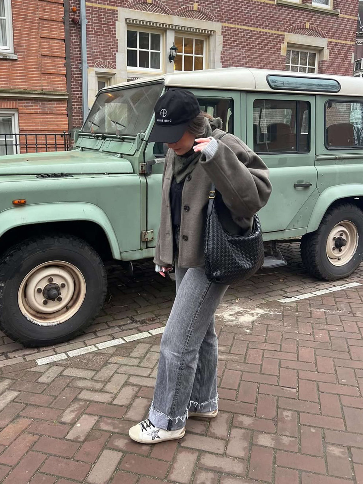 SEAME - Helen Woven Tote Bag Beige Regular