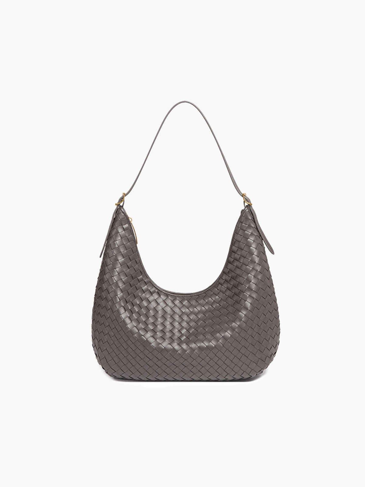 SEAME - Helen Woven Tote Bag Dark Gray Regular