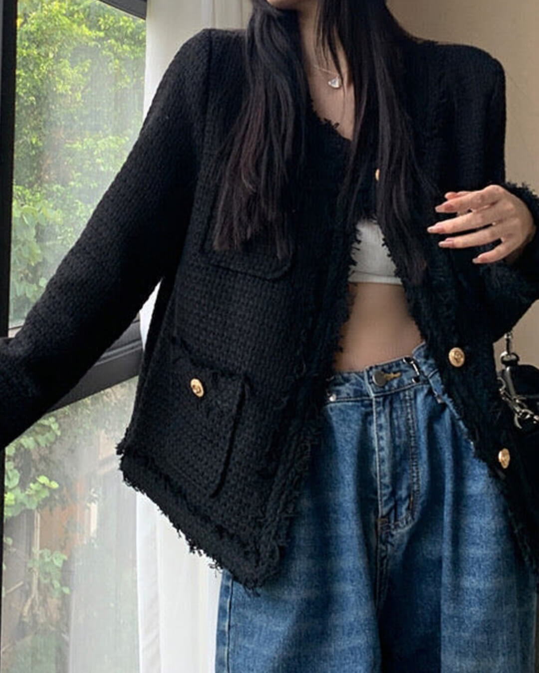 SEAME - Helena Vintage Jacket Creme M