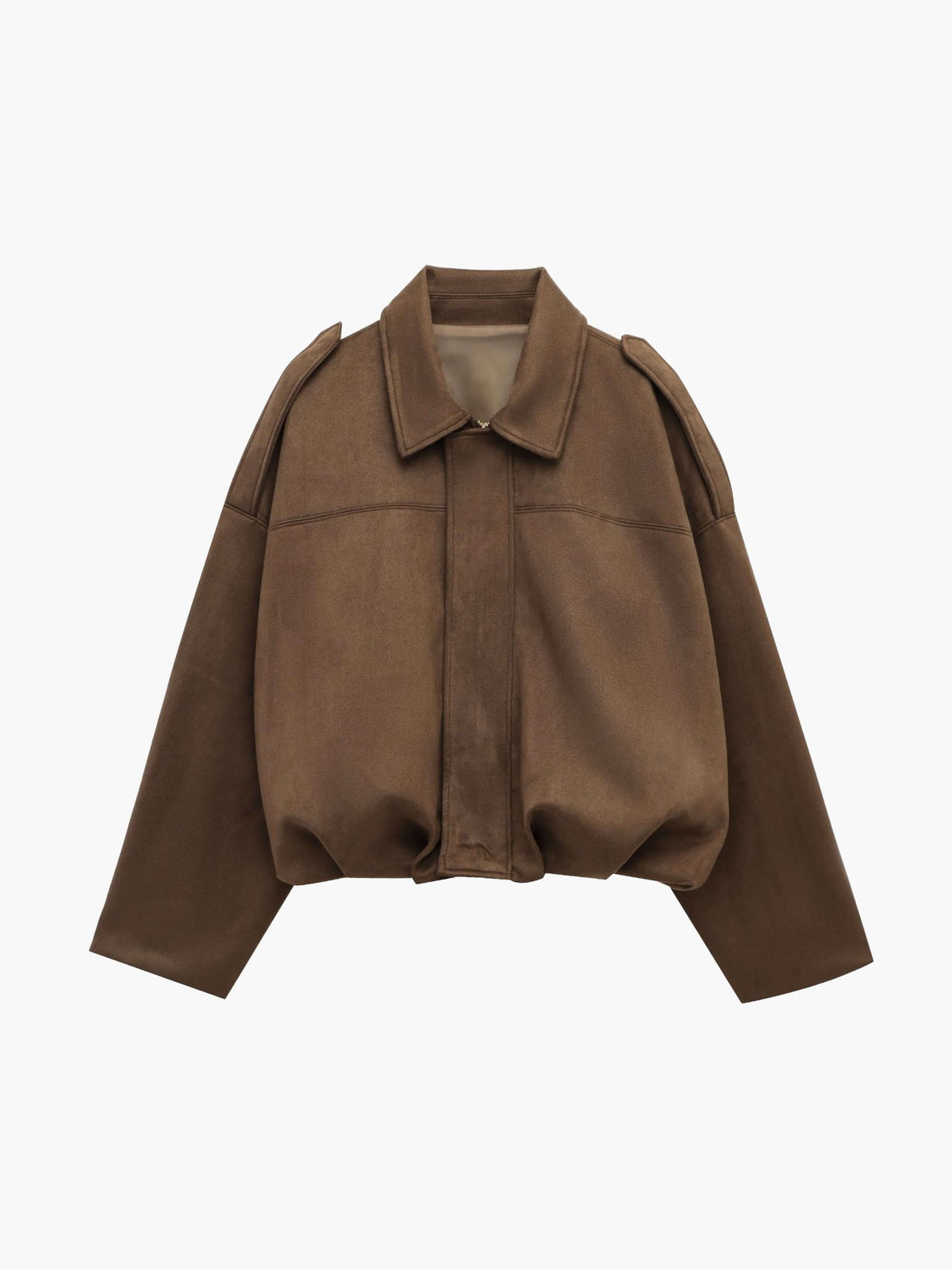 Seame - Lara Bomber Jacket Brown S