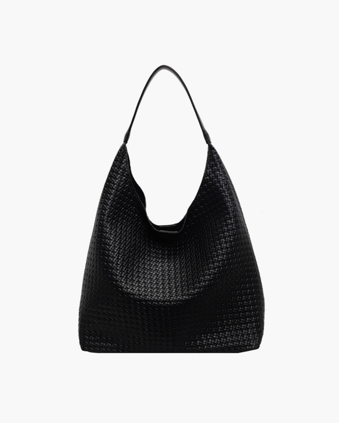 SEAME - Lena Vegan Leather Tote Bag Black Regular