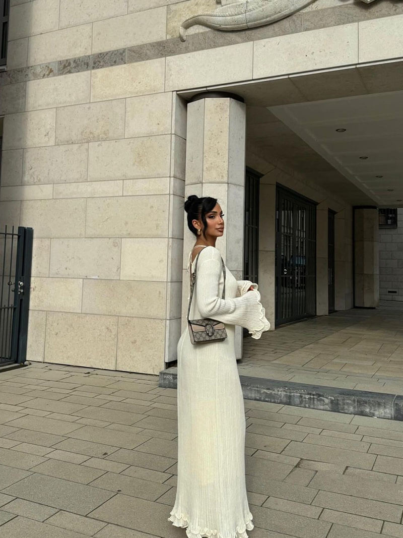 Seame - Marla Maxi Dress Brown S