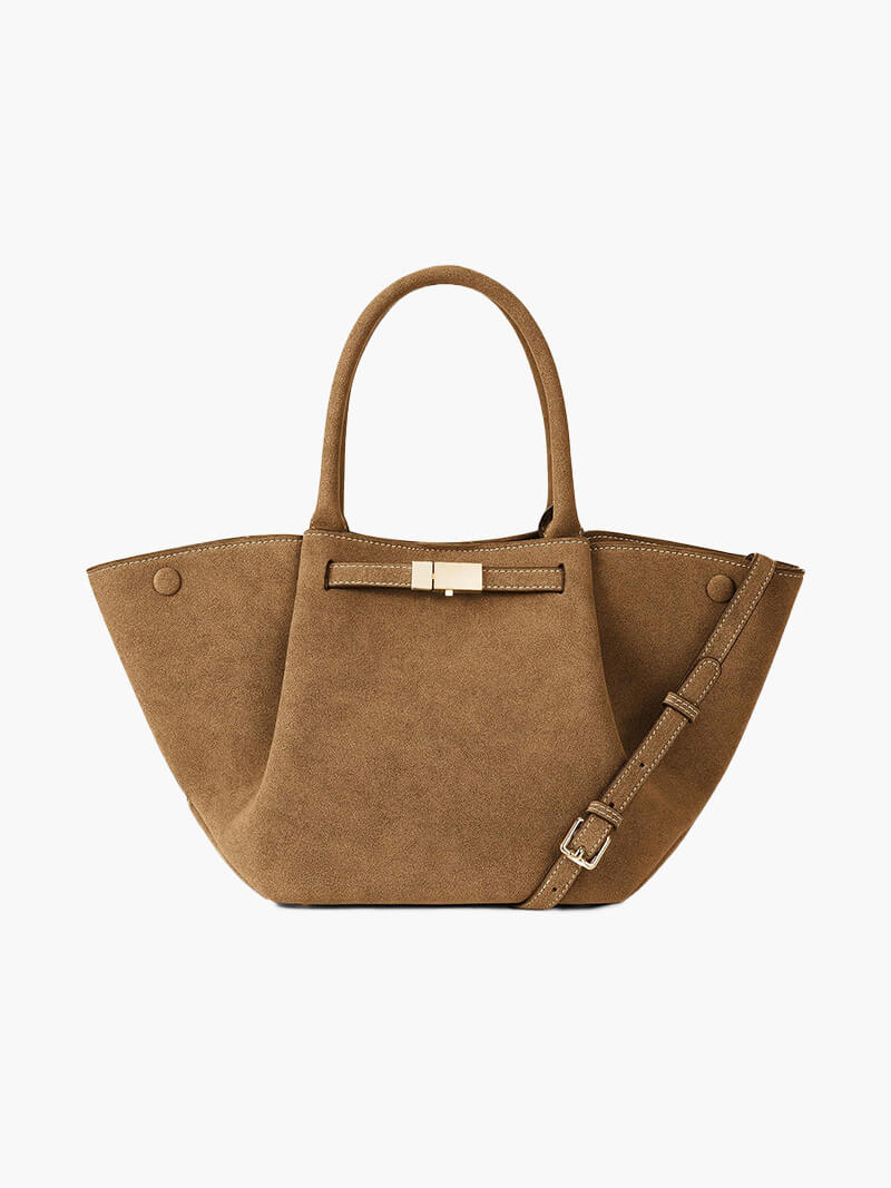 Seame - Melanie Faux Suede Bag Light Brown
