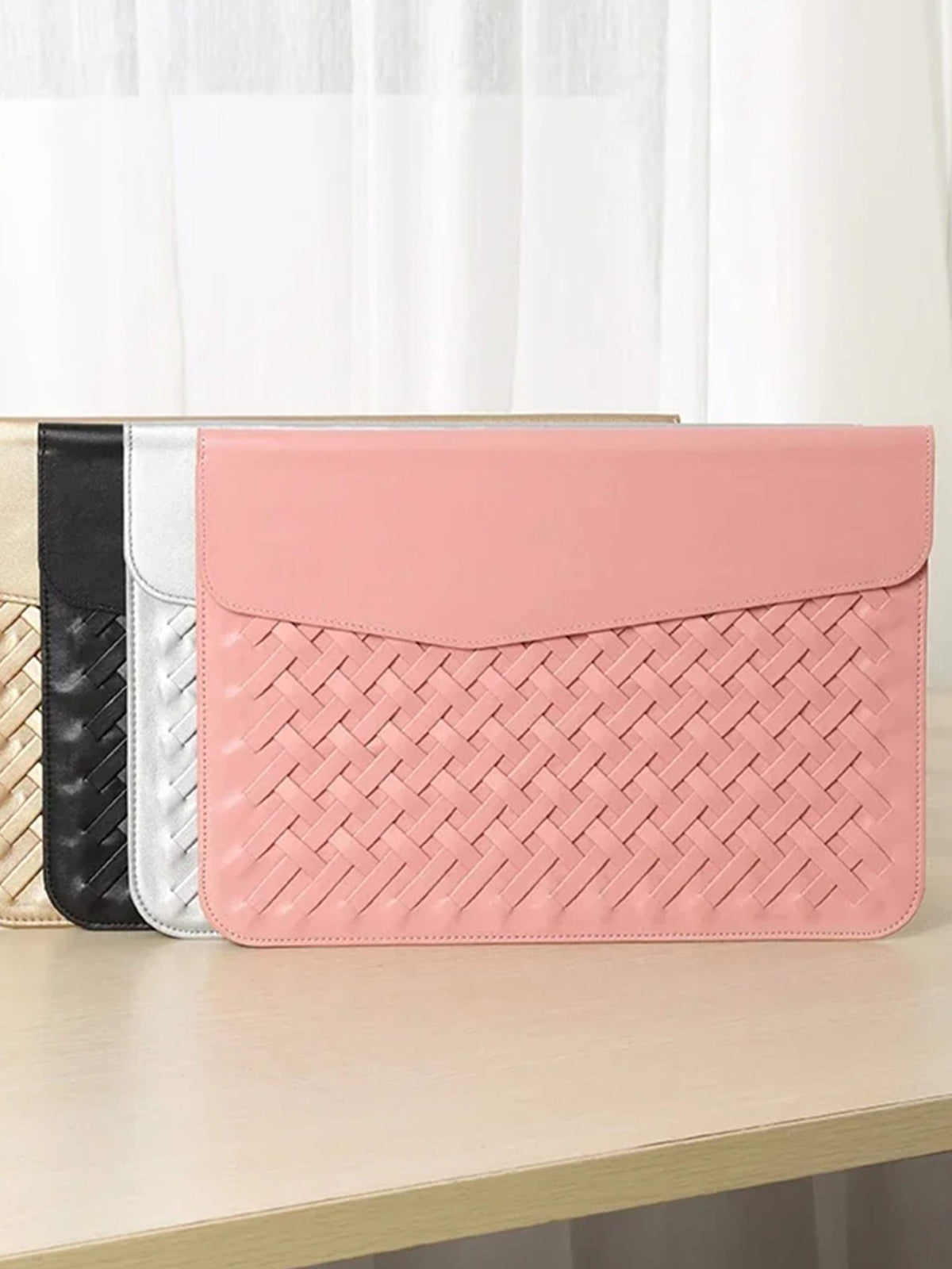 Seame - Nica Woven Laptop Bag Black Regular