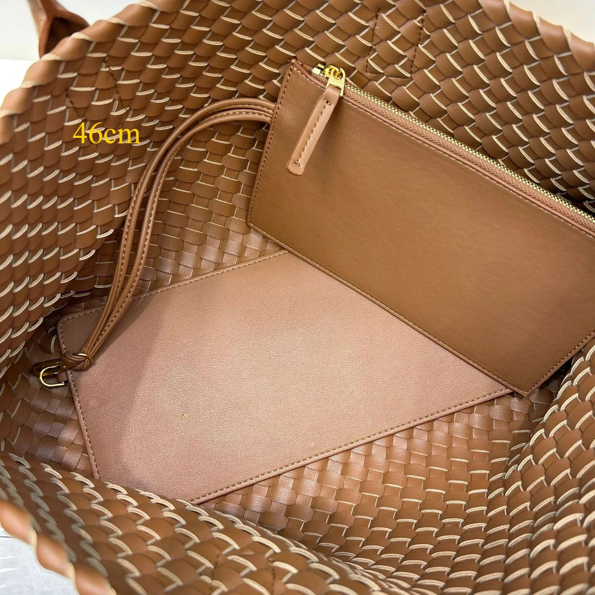 SEAME - Zarina Woven Bag Brown Regular