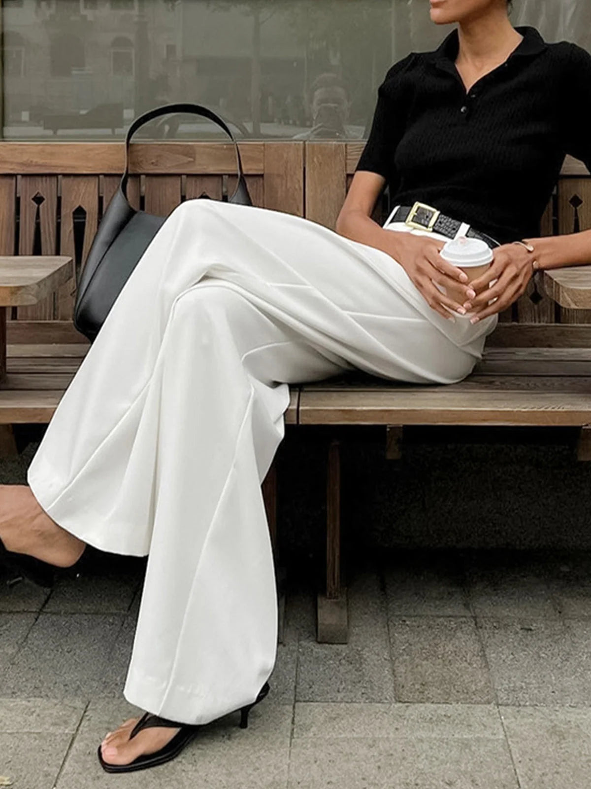 Pantaloni a gamba larga Annabelle
