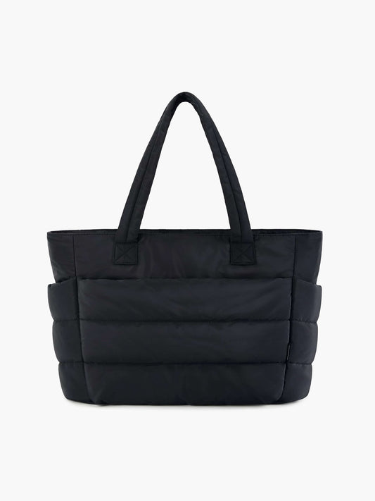 SEAME - Alex Puffer Tote Bag Black Regular