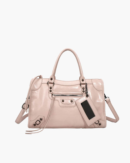 SEAME - Carmela - Stylish Handbag with Spacious Interior & Minimalist Design White