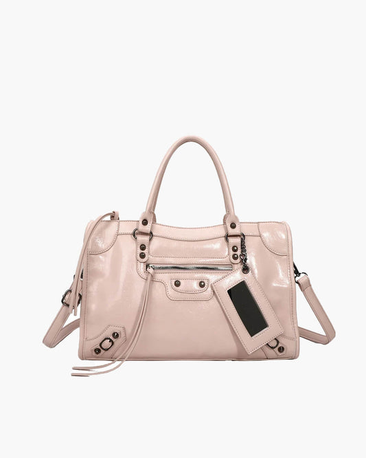 SEAME - Carmela - Stylish Handbag with Spacious Interior & Minimalist Design White