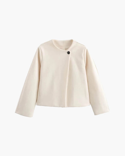 SEAME - Carolina One Button Coat White M