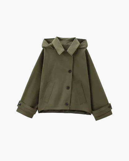 Trench coat con cappuccio Eleanor
