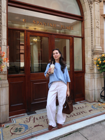 SEAME - Gretchen Suede Bag Dark Brown