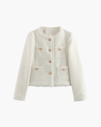 SEAME - Helena Vintage Jacket Creme XS