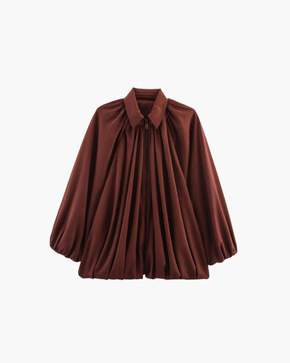 SEAME - Luciana Lightweight Jacket Burgundy S
